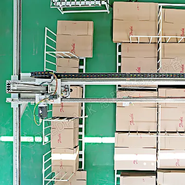 Gantry-Style Multi-Station Case Erecting · Case Pickup