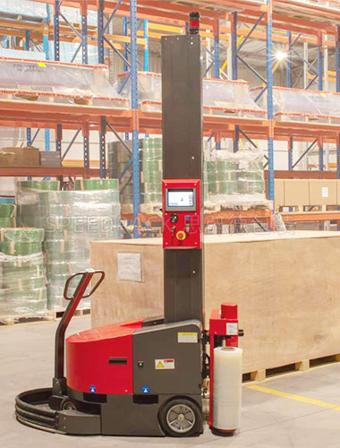 Stretch Wrapping for Storage Cabinets