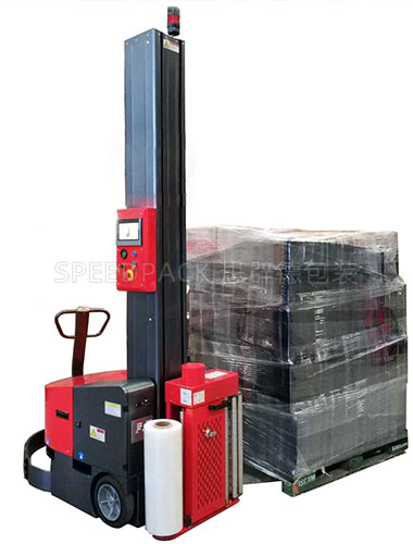 Autonomous Pre-Stretch Stretch Wrapper in Operation